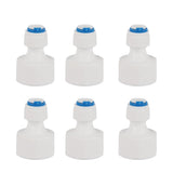 6pcs 1/4 Tube OD to 1/2 Female Push in Quick Connector for Water Filter Reverse Osmosis In Australia - Darrahopens