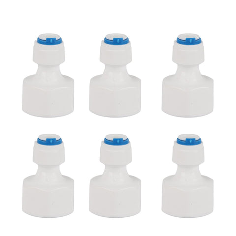 6pcs 1/4 Tube OD to 1/2 Female Push in Quick Connector for Water Filter Reverse Osmosis In Australia - Darrahopens