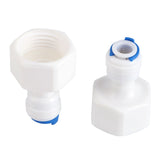 6pcs 1/4 Tube OD to 1/2 Female Push in Quick Connector for Water Filter Reverse Osmosis