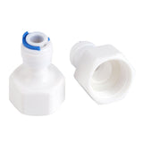 6pcs 1/4 Tube OD to 1/2 Female Push in Quick Connector for Water Filter Reverse Osmosis