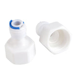 6pcs 1/4 Tube OD to 1/2 Female Push in Quick Connector for Water Filter Reverse Osmosis