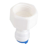 6pcs 1/4 Tube OD to 1/2 Female Push in Quick Connector for Water Filter Reverse Osmosis