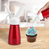 250mL Portable Red Aluminum Whipped Dessert Cream Butter Dispenser Whipper Foam Maker In Australia - Darrahopens