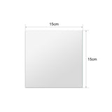 9 pcs DIY Squares Mirror Wall Stickers 15cm Selfadhesive Tiles 3 D Mirror Decor for DIY Acryli