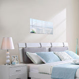 16pcs DIY Squares Mirror Wall Stickers 15cm Selfadhesive Tiles 3 D Mirror Decor for DIY Acryli In Australia - Darrahopens