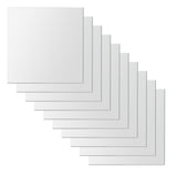 25pcs DIY Square Mirror Wall Stickers 15cm Self adhesive Tiles 3D Mirror Decor for DIY Acryli