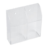 Acrylic Air Conditioner Remote Control Holder Case Storage Box Wall Mount 2 Case