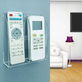 Acrylic Air Conditioner Remote Control Holder Case Storage Box Wall Mount 2 Case