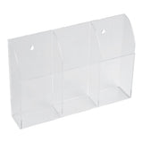 Acrylic Air Conditioner Remote Control Holder Case Storage Box Wall Mount 3 Case