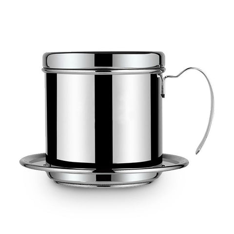 Stainless Steel Cup Vietnamese Coffee Drip Filter Maker Phin Infuser Sliver In Australia - Darrahopens