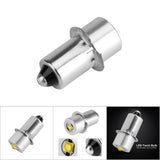 P13.5S 3W LED Flashlight Replacement Bulb Torch Lamp Emergency Work Light (White 4~12V)