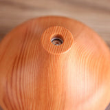 USB LED Touch Wood Grain Air Humidifier Purifier Oil Diffuser 300ml