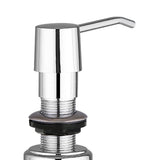 250ML Stainless Steel Liquid Soap Dispenser Bottle Kitchen Bathroom Shower Lotion Shampoo Pump