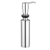 250ML Stainless Steel Liquid Soap Dispenser Bottle Kitchen Bathroom Shower Lotion Shampoo Pump