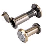 200 Degree Wide Viewing Angle Door Viewer with Heavy Duty Privacy Cover Green Bronze