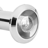 200 Degree Wide Viewing Angle Door Viewer with Heavy Duty Privacy Cover Bright Chrome