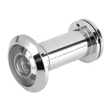 200 Degree Wide Viewing Angle Door Viewer with Heavy Duty Privacy Cover Bright Chrome