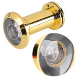 200 Degree Wide Viewing Angle Door Viewer with Heavy Duty Privacy Cover Gold
