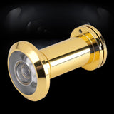 200 Degree Wide Viewing Angle Door Viewer with Heavy Duty Privacy Cover Gold
