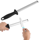 8 Inch Professional Knife Sharpening Steel Rod Home Kitchen Sharpener Stone Tool