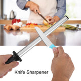 10 Inch Professional Knife Sharpening Steel Rod Home Kitchen Sharpener Stone Tool