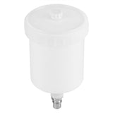 Plastic Cup Air Gravity Paint Pot Thread Connector for Spray Gun Tool 600ml Capacity