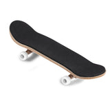 1Pc Maple Wooden Alloy Fingerboard Finger Skateboards With Box Reduce Pressure Gifts White
