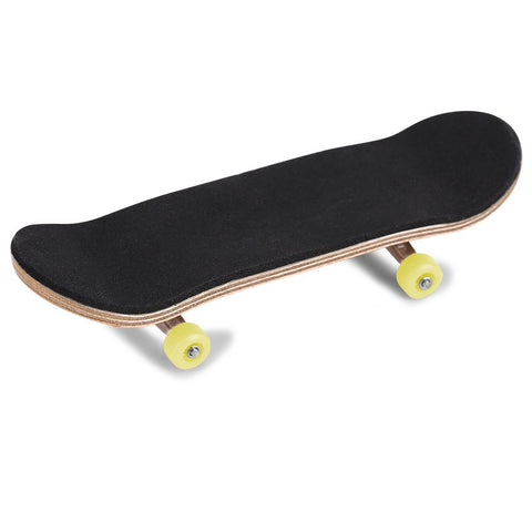 1Pc Maple Wooden Alloy Fingerboard Finger Skateboards With Box Reduce Pressure Gifts Yellow In Australia - Darrahopens