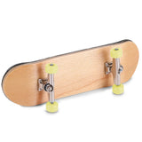 1Pc Maple Wooden Alloy Fingerboard Finger Skateboards With Box Reduce Pressure Gifts Yellow In Australia - Darrahopens
