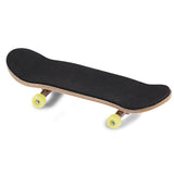 1Pc Maple Wooden Alloy Fingerboard Finger Skateboards With Box Reduce Pressure Gifts Yellow