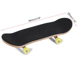 1Pc Maple Wooden Alloy Fingerboard Finger Skateboards With Box Reduce Pressure Gifts Yellow In Australia - Darrahopens
