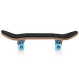 1Pc Maple Wooden Alloy Fingerboard Finger Skateboard With Box Reduce Pressure Gifts Light Blue
