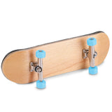 1Pc Maple Wooden Alloy Fingerboard Finger Skateboard With Box Reduce Pressure Gifts Light Blue In Australia - Darrahopens