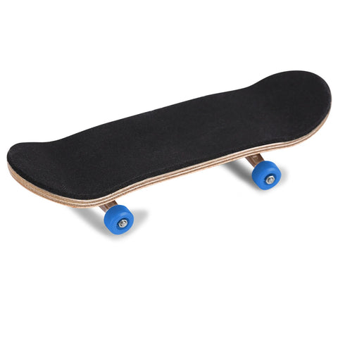 1Pc Maple Wooden Alloy Fingerboard Finger Skateboards With Box Reduce Pressure Gifts Dark Blue In Australia - Darrahopens
