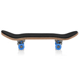 1Pc Maple Wooden Alloy Fingerboard Finger Skateboards With Box Reduce Pressure Gifts Dark Blue