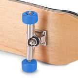 1Pc Maple Wooden Alloy Fingerboard Finger Skateboards With Box Reduce Pressure Gifts Dark Blue