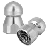 3/8" High Pressure Washer Drain Hose Sewer Cleaning Pipe Jetter Nozzle