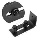 Carbon Steel Adjustable Wall Mount Sliding Barn Door Bottom Floor Guide Hardware