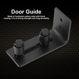 Carbon Steel Adjustable Wall Mount Sliding Barn Door Bottom Floor Guide Hardware