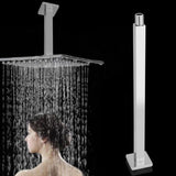 Stainless Steel Wall Mounted Shower Extension Arm Stretching Rain Showering Head In Australia - Darrahopens