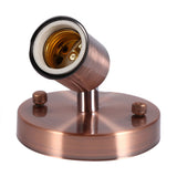 E27 Modern Vintage Ceiling Light Wall Lamp Bulb Holder Socket 180° Rotating Red Bronze In Australia - Darrahopens