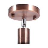 E27 Modern Vintage Ceiling Light Wall Lamp Bulb Holder Socket 180° Rotating Red Bronze