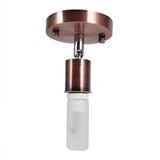 E27 Modern Vintage Ceiling Light Wall Lamp Bulb Holder Socket 180° Rotating Red Bronze