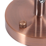 E27 Modern Vintage Ceiling Light Wall Lamp Bulb Holder Socket 180° Rotating Red Bronze