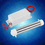 220V 3g White Quartz Tube Ozone Generator For Water Air Purifier Sterilizer Cleaner New