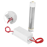 220V 3g White Quartz Tube Ozone Generator For Water Air Purifier Sterilizer Cleaner New