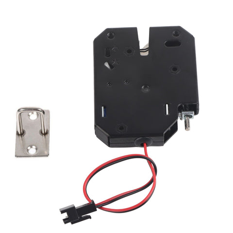 DC 12V 2A Electromagnetic Electric Control Cabinet Drawer Lockers Lock Latch Carbon Steel Black In Australia - Darrahopens