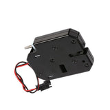 DC 12V 2A Electromagnetic Electric Control Cabinet Drawer Lockers Lock Latch Carbon Steel Black