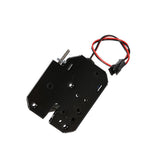 DC 12V 2A Electromagnetic Electric Control Cabinet Drawer Lockers Lock Latch Carbon Steel Black