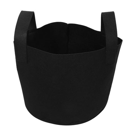 Black Plants Growing Bag Vegetable Flower Aeration Planting Pot Container (3 Gallon 20 x 25cm) In Australia - Darrahopens